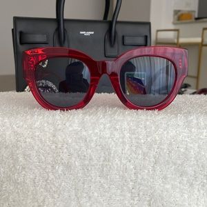 Celine sunglasses, red, authentic